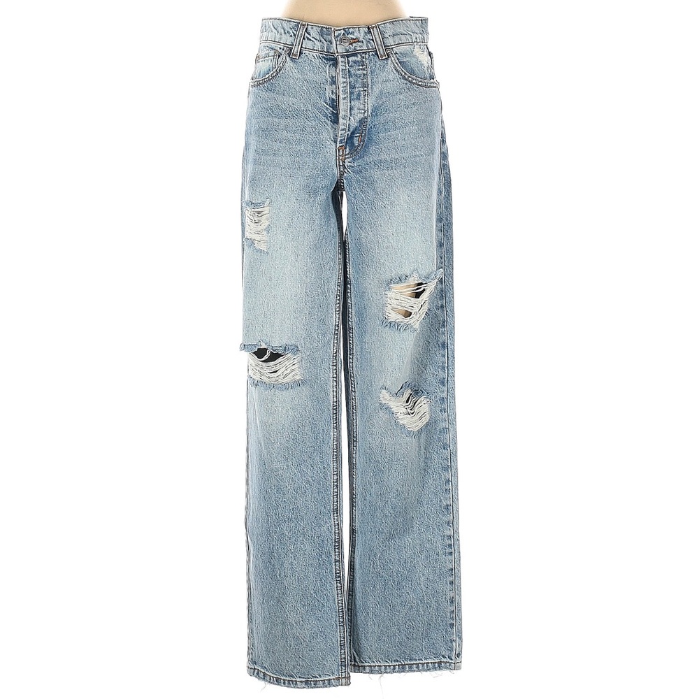 Revice high waisted distressed jeans